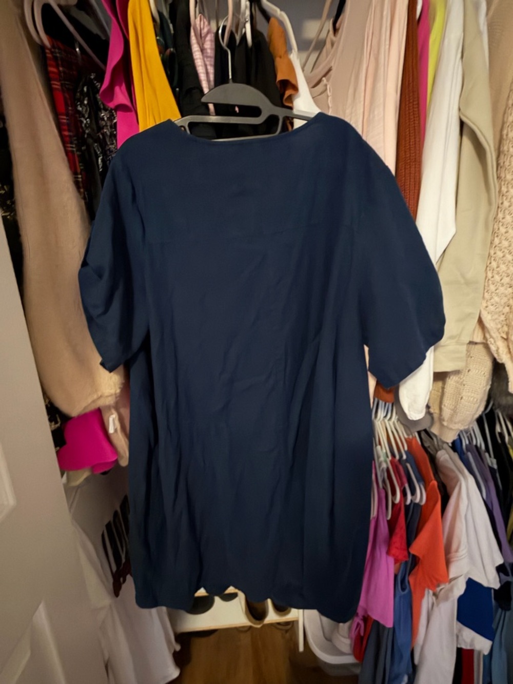 Lightweight Linen Dress - Big Pockets! Super Comfy for Summer! Super Roomy!